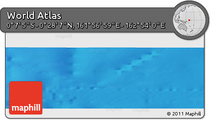 Physical Panoramic Map of the Area around 0° 10' 31" N, 162° 25' 30" E
