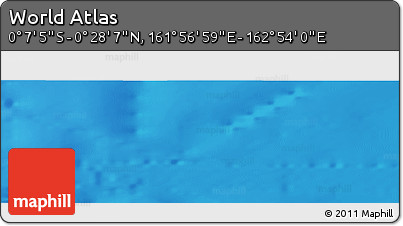 Physical Panoramic Map of the Area around 0° 10' 31" N, 162° 25' 30" E