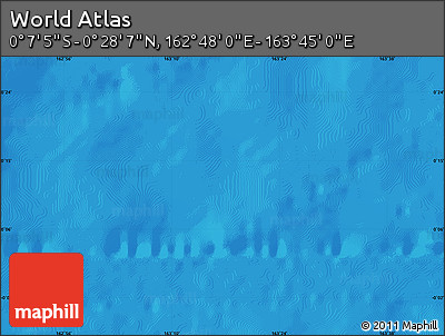 Physical Map of the Area around 0° 10' 31" N, 163° 16' 30" E