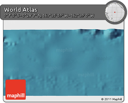 Satellite 3D Map of the Area around 0° 10' 31" N, 163° 7' 30" W
