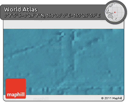 Satellite 3D Map of the Area around 0° 10' 31" N, 164° 58' 29" E