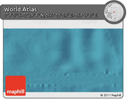 Satellite 3D Map of the Area around 0° 10' 31" N, 166° 40' 30" E