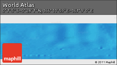 Physical Panoramic Map of the Area around 0° 10' 31" N, 166° 40' 30" E