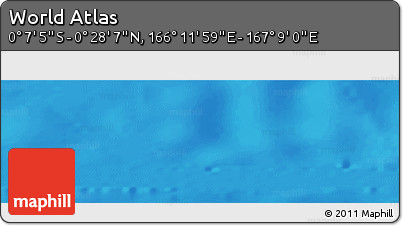Physical Panoramic Map of the Area around 0° 10' 31" N, 166° 40' 30" E