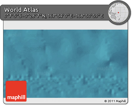 Satellite 3D Map of the Area around 0° 10' 31" N, 168° 22' 30" E