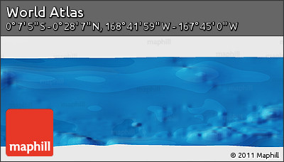 Political Panoramic Map of the Area around 0° 10' 31" N, 168° 13' 29" W