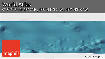 Satellite Panoramic Map of the Area around 0° 10' 31" N, 168° 13' 29" W