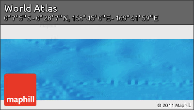 Physical Panoramic Map of the Area around 0° 10' 31" N, 169° 13' 29" E