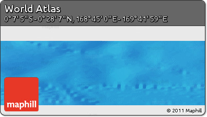 Physical Panoramic Map of the Area around 0° 10' 31" N, 169° 13' 29" E