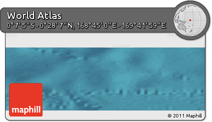 Satellite Panoramic Map of the Area around 0° 10' 31" N, 169° 13' 29" E