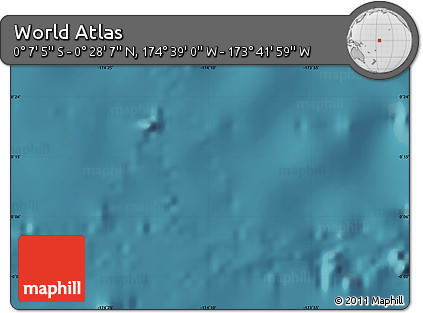 Satellite Map of the Area around 0° 10' 31" N, 174° 10' 30" W
