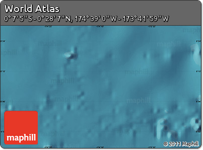Satellite Map of the Area around 0° 10' 31" N, 174° 10' 30" W