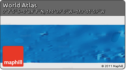 Political Panoramic Map of the Area around 0° 10' 31" N, 174° 10' 30" W