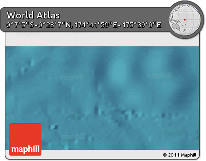 Satellite 3D Map of the Area around 0° 10' 31" N, 175° 10' 30" E
