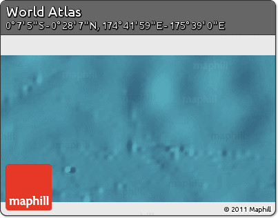 Satellite 3D Map of the Area around 0° 10' 31" N, 175° 10' 30" E