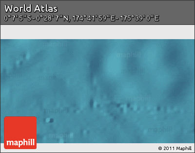 Satellite 3D Map of the Area around 0° 10' 31" N, 175° 10' 30" E