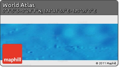 Physical Panoramic Map of the Area around 0° 10' 31" N, 175° 10' 30" E