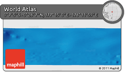 Physical Panoramic Map of the Area around 0° 10' 31" N, 177° 43' 29" E