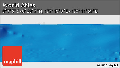 Physical Panoramic Map of the Area around 0° 10' 31" N, 177° 43' 29" E