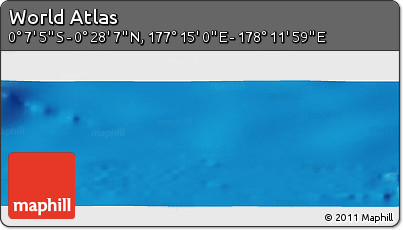Physical Panoramic Map of the Area around 0° 10' 31" N, 177° 43' 29" E