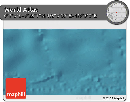 Satellite 3D Map of the Area around 0° 10' 31" N, 178° 34' 29" E