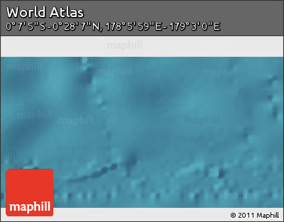 Satellite 3D Map of the Area around 0° 10' 31" N, 178° 34' 29" E