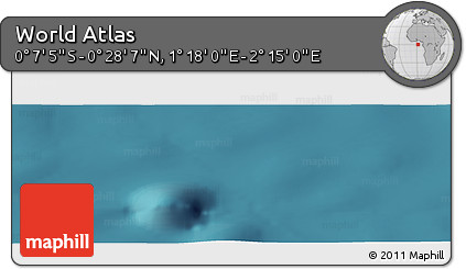 Satellite Panoramic Map of the Area around 0° 10' 31" N, 1° 46' 29" E