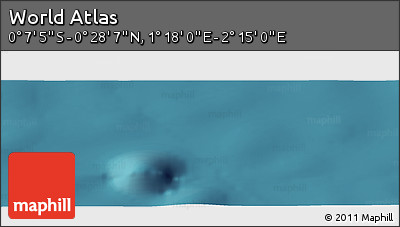 Satellite Panoramic Map of the Area around 0° 10' 31" N, 1° 46' 29" E