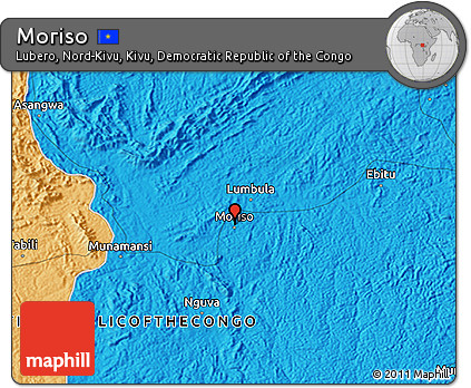 Political 3D Map of Moriso