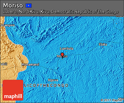 Political 3D Map of Moriso