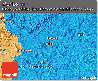 Political 3D Map of Moriso