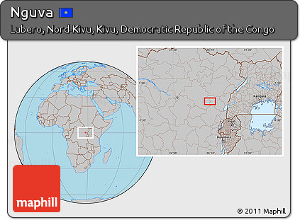 Gray Location Map of Nguva