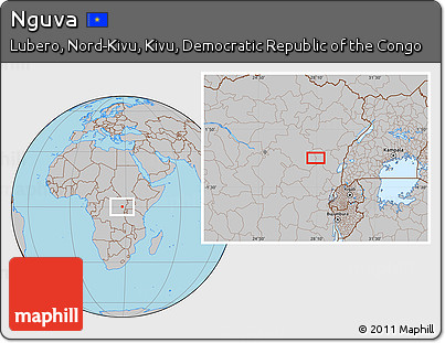 Gray Location Map of Nguva
