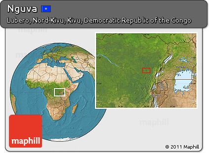 Satellite Location Map of Nguva