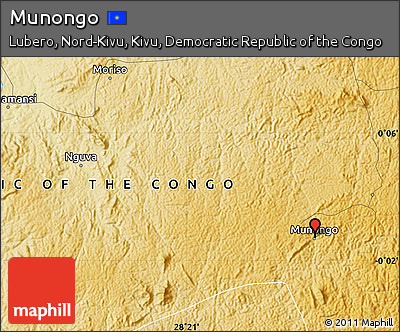 Physical Map of Munongo