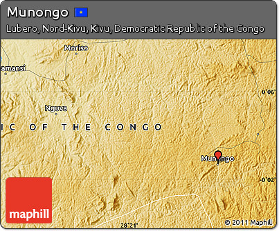 Physical Map of Munongo