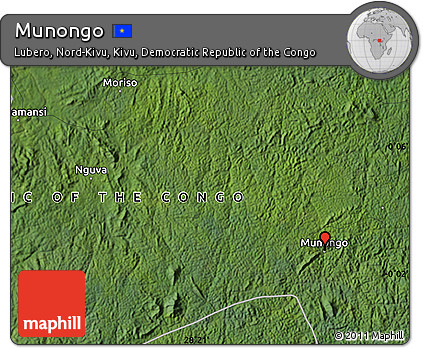 Satellite Map of Munongo