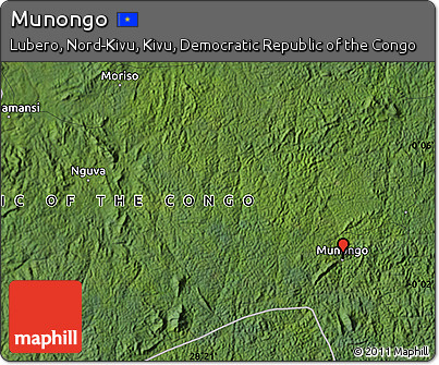 Satellite Map of Munongo