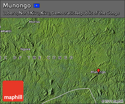 Satellite Map of Munongo