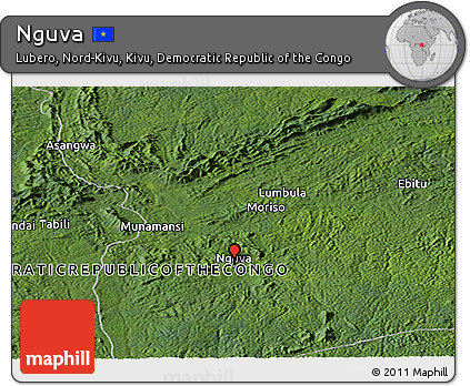 Satellite Panoramic Map of Nguva