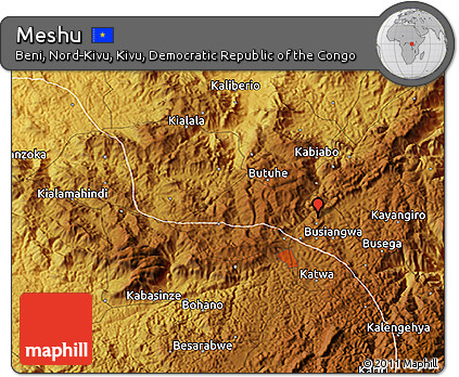 Physical 3D Map of Meshu