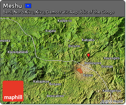 Satellite 3D Map of Meshu