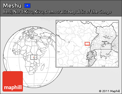 Blank Location Map of Meshu