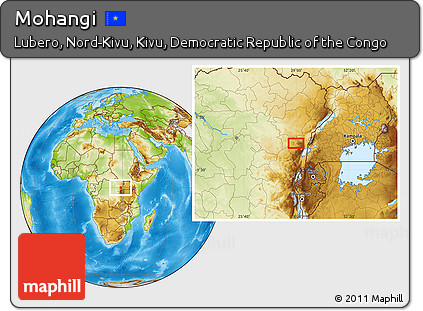 Physical Location Map of Mohangi