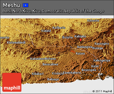 Physical Panoramic Map of Meshu