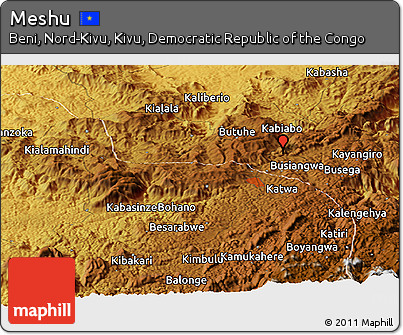 Physical Panoramic Map of Meshu