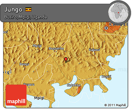 Physical 3D Map of Jungo