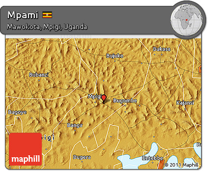 Physical 3D Map of Mpami