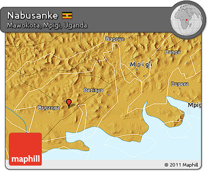 Physical 3D Map of Nabusanke