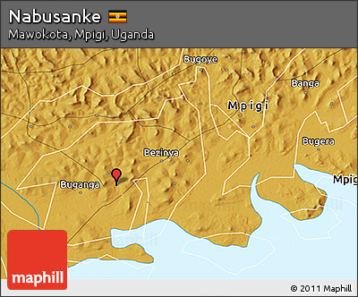Physical 3D Map of Nabusanke